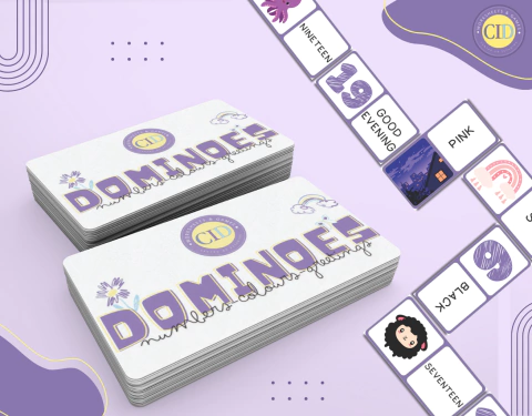 DOMINOES - numbers/greetings/colours