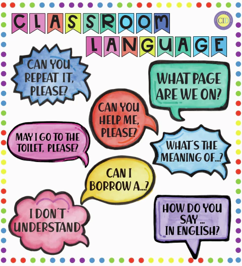 POSTER - Classroom Language - comprar online