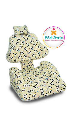 Assento Odontopediátrico - Panda Bege