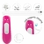 VIBRADOR HEART SWEETY - DE CASAL COM CONTROLE REMOTO - FT POLETI LTDA