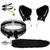 KIT FOX 406 - TIARA COM ORELHA, PLUG ANAL COM RABO, PRENDEDOR DE MAMILOS E COLEIRA - loja online