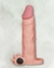 CAPA PENIANA 19x4cm COM VIBRADOR E ANEL ESCROTAL - CA032 na internet