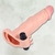 CAPA PENIANA 19x4cm COM VIBRADOR E ANEL ESCROTAL - CA032 - IMPERIAL SEXSHOP CENTRO