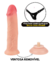 PÊNIS 19x3,5cm DUPLA CAMADA COM VENTOSA - Ref. 8328 - IMPERIAL SEXSHOP CENTRO