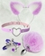 KIT FOX 7048 - COLEIRA, TIARA COM ORELHA, PLUG ANAL COM RABO E PRENDEDOR DE MAMILOS - comprar online