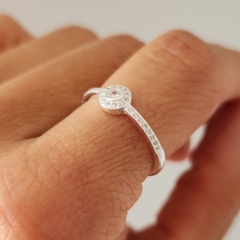 ANILLO MEDIO SIN FIN CENTRO CUBIC ALAHI - comprar online