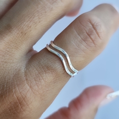 ANILLO DOBLE ONDAS ZULAY
