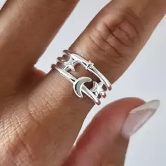 ANILLO LUNA Y ESTRELLA