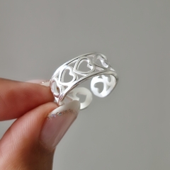 ANILLO CORAZONES ZORA - comprar online