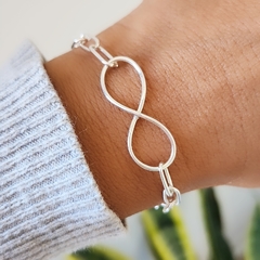 PULSERA INFINITO ESLABONADA