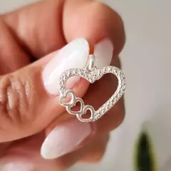 DIJE CORAZON CLARA