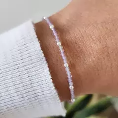 PULSERA CRISTAL LILA