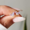 AROS MARIPOSA LILA DENELLE
