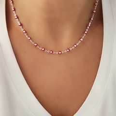 GARGANTILLA OJO TURCO ROJO