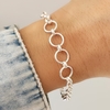 PULSERA ROLO CENTRO CIRCULOS