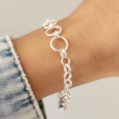 PULSERA ROLO CENTRO CIRCULOS - comprar online