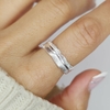 ANILLO HOJA MELISA
