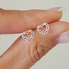 AROS CORAZON MULTICOLOR