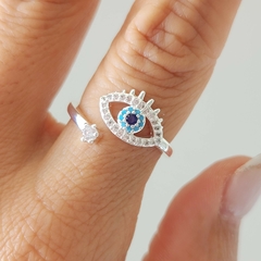 ANILLO OJO TURCO CUBIC