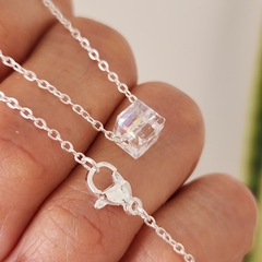 GARGANTILLA CUADRADA ROSA - comprar online
