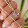GARGANTILLA MARIPOSA VIOLETA