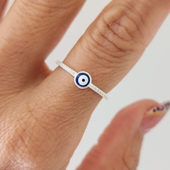 ANILLO OJO TURCO AZUL