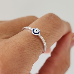 ANILLO OJO TURCO AZUL - comprar online