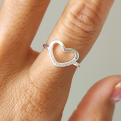 ANILLO CORAZON MICROPAVE