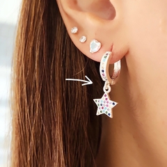 ARGOLLAS ESTRELLA MULTICOLOR - comprar online