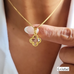GARGANTILLA VAN CL CRISTAL 45CM