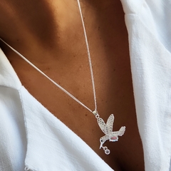 COLLAR COLIBRI TORNASOL ABRIL 50CM - comprar online