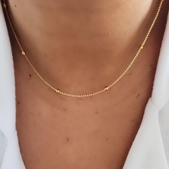 GARGANTILLA VENECIANA CON BOLITAS 35cm - comprar online