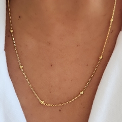 GARGANTILLA VENECIANA CON BOLITAS 45cm - comprar online