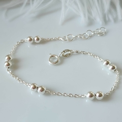 PULSERA DOBLE BOLITAS VICTORIA - comprar online