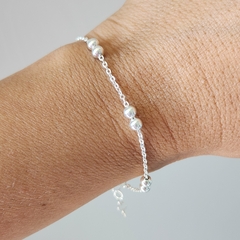 PULSERA DOBLE BOLITAS VICTORIA en internet