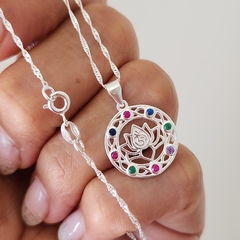 CONJUNTO FLOR DE LOTO MULTICOLOR - tienda online