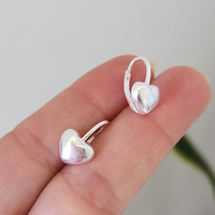 ARGOLLAS CORAZON BOMBE YAZMIN - Amatista Joyas