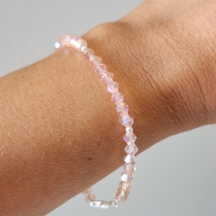 PULSERA CRISTAL ROSA