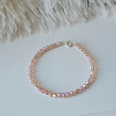 PULSERA CRISTAL ROSA - comprar online