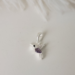 DIJE COLIBRI VIOLETA - comprar online