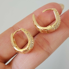ARGOLLAS GOTA MICROPAVE REVERSIBLES - Amatista Joyas
