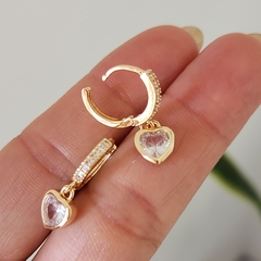 ARGOLLAS CORAZON CUBIC CRISTAL en internet