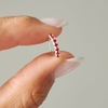 ARGOLLA PIERCING CUBIC ROJA