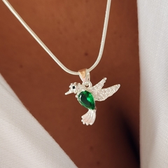 COLLAR COLIBRI VERDE - comprar online