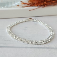 PULSERA DOBLE STRASS CRISTAL - comprar online