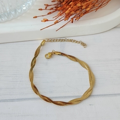 PULSERA TRENZADA DOBLE - comprar online