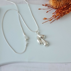 COLLAR TRIPLE GOTA - Amatista Joyas