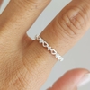 ANILLO CORAZON Y DESTELLO CUBIC