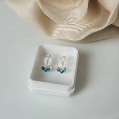 ABRIDORES CORAZON CUBIC CELESTE - comprar online