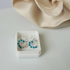 ABRIDORES CORAZON CELESTE Y CRISTAL - comprar online